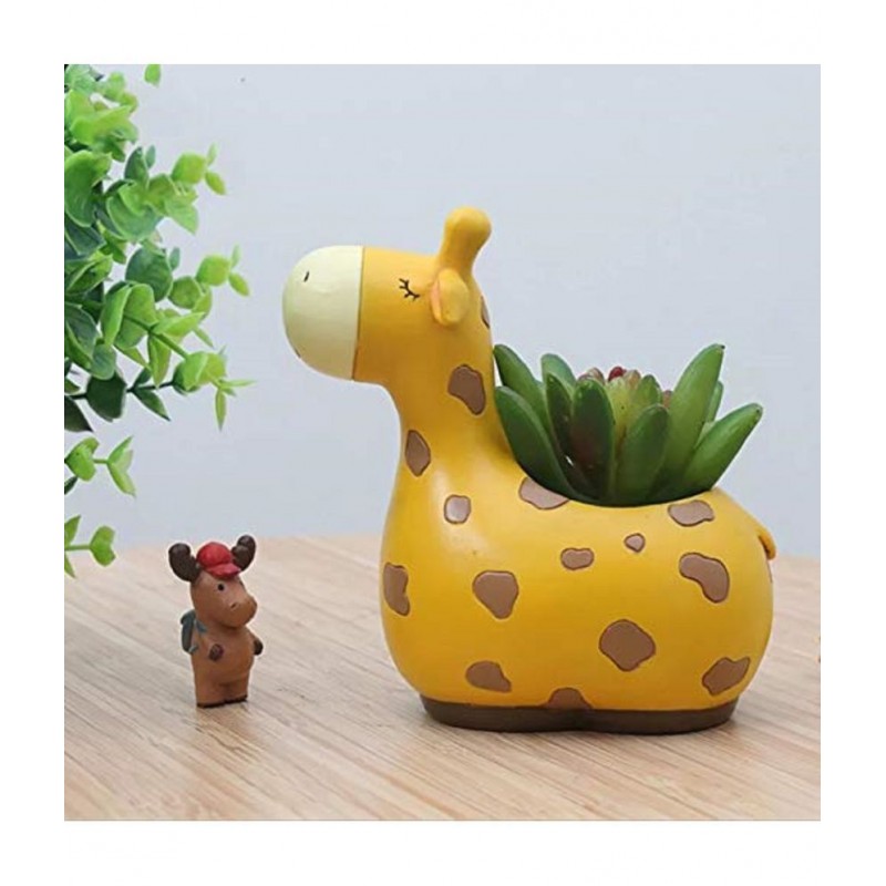 Home Artists Multicolour Polyresin Decorative Pots - Pack of 1