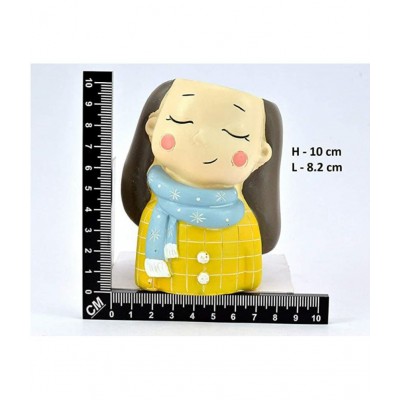 Home Artists Multicolour Polyresin Handicraft Showpiece - Pack of 3