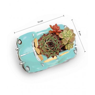 Home Artists Multicolour Resin Decorative Pots - Pack of 1