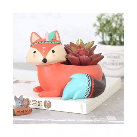 Home Artists Multicolour Resin Decorative Pots - Pack of 2