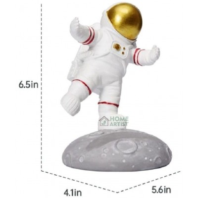 Home Artists White Polyresin Handicraft Showpiece - Pack of 1