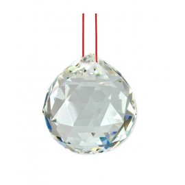 Home N Style Feng Shui Crystal Ball With Red Thread (40mm)