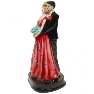 Hometales Multicolour Resin Love Couple Showpiece Figurines -  (9 Inch)