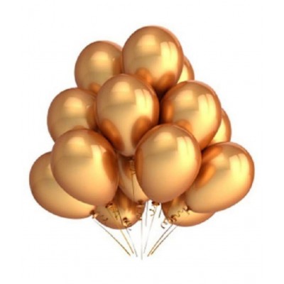 I Q Creations Happy Birthday Letter Foil balloon with Metallic Golden Balloon (PACK OF 63)