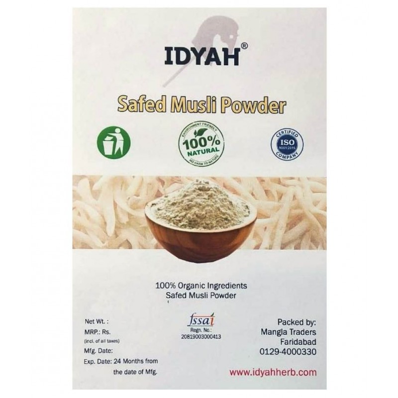 IDYAH Safed Musli powder 400g Powder 400 gm Pack Of 1