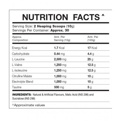 IN2 BCAA Apple 300 gm