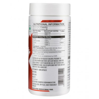 IN2 L- Arginine 60 Capsules 60 no.s