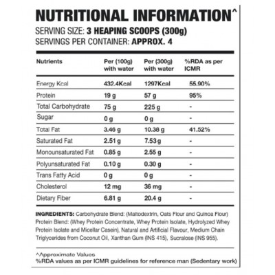IN2 Mass Gainer 1.2 kg Strawberry
