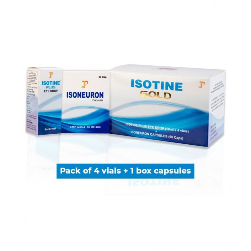 ISOTINE GOLD KIT Isotine Gold Eye Drops Capsule 1 gm Pack Of 1