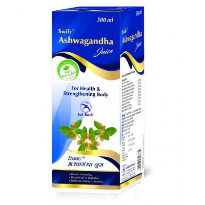 Ind-Swift Ashwagandha Juice-Immunity Booster Liquid 500 ml Pack Of 1