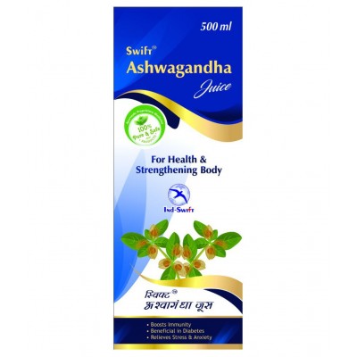 Ind-Swift Ashwagandha Juice-Immunity Booster Liquid 500 ml Pack Of 1