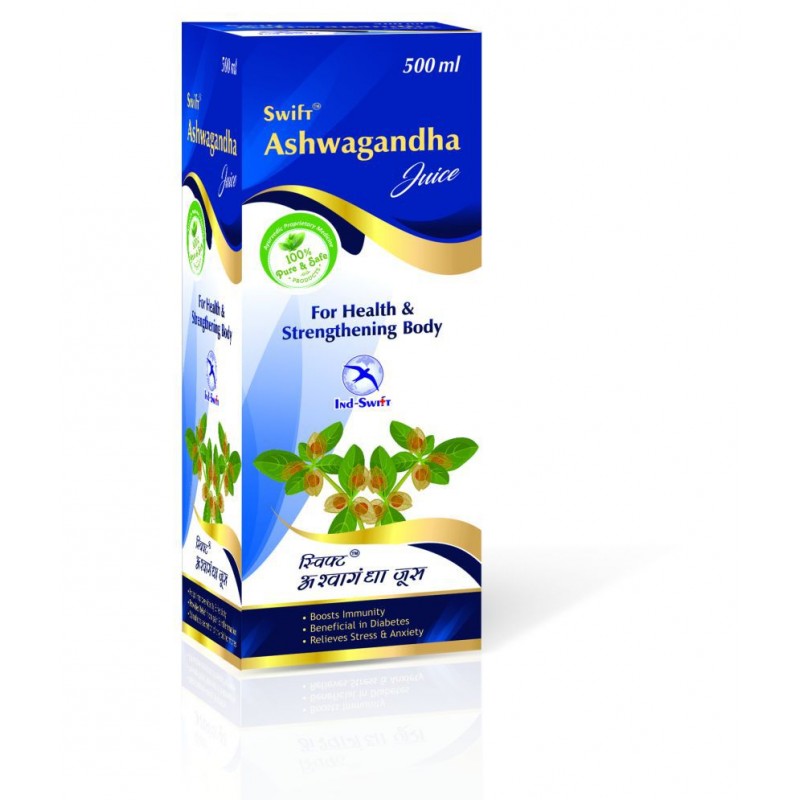 Ind-Swift Ashwagandha Juice-Immunity Booster Liquid 500 ml Pack Of 1