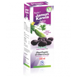 Ind-Swift Jamun Karela Juice with Neem & Methi Liquid 500 ml Pack Of 1
