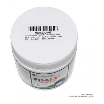 IndoSurgicals Jala Neti Salt Plus, 385 gm