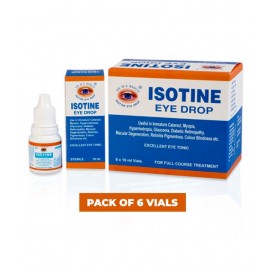 Isotine Isotine Eye Drops Liquid 10 ml Pack Of 6
