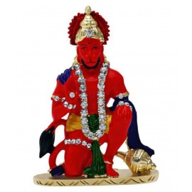 JAI SHREE RAM ART  Kulin Red Meena Hanuman Idol