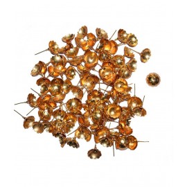 JDS PUJA ARTICLES (Big Size) 108 Astothrum Copper Gold Plated Lotus Flowers for Laxmi Pooja and Worships JDS PUJA ARTICLES (Big Size) 108 Astothrum Copper Gold Plated Lotus Flowers for Laxmi Pooja and Worships