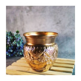 JDS PUJA ARTICLES Pure Copper Ashtalakhsmi lota for Pooja - Copper Kalash for Pooja - 350ml JDS PUJA ARTICLES Pure Copper Ashtalakhsmi lota for Pooja - Copper Kalash for Pooja - 350ml