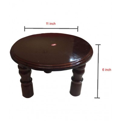 JVJP I Wood - Wood Chowki ( Pack of 1 )