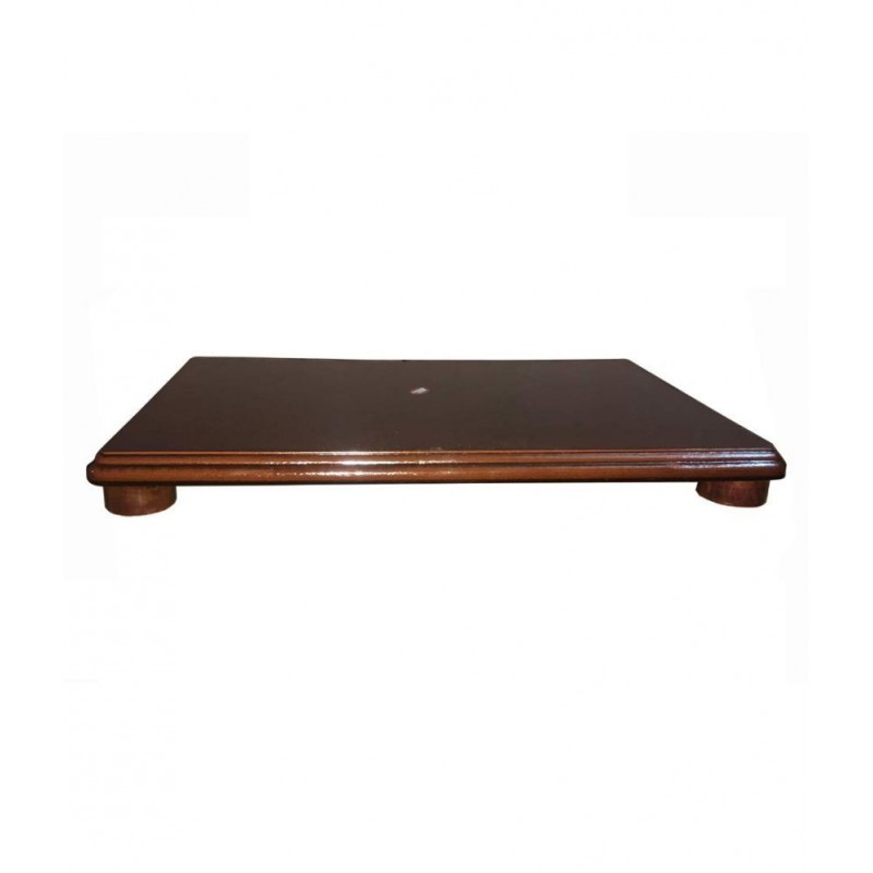 JVJP I Wood Manai Palagai / Pooja Stand, Size: 10x16x3 Inches