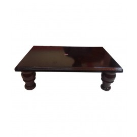JVJP I Wood Manai Palagai / Pooja Stand, Size: 12x8x5 Inches