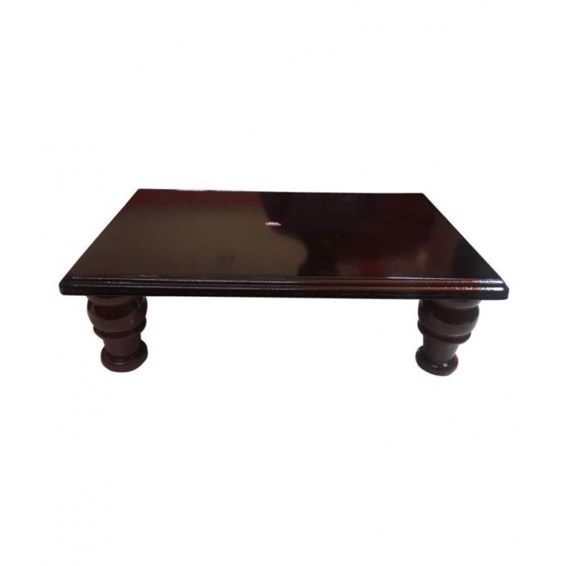 JVJP I Wood Manai Palagai / Pooja Stand, Size: 12x8x5 Inches