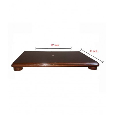 JVJP I Wood Manai Palagai / Pooja Stand, Size: 8 X 12 Inches