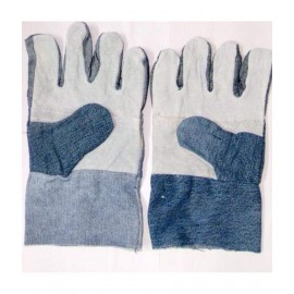 Jeanse heavy duty denim hand gloves pair 10 denim Safety Glove