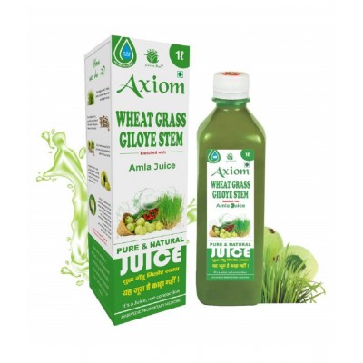 Jeevan Ras Wheat Grass & Giloye Stem Swaras Herbal Juice (1 ltr) Pack of 2 | 100% Natural WHO-GLP,GMP,ISO Certified Product
