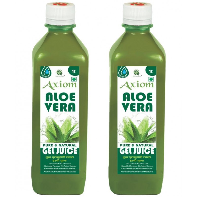 Jeevanras Aloevera Juice - 1000ml_Pack of 02 | Healthy Hair | Healthy Skin | Natural WHO GMP Certified | No added Sugar