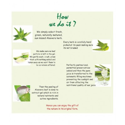 Jeevanras Aloevera Juice - 1000ml_Pack of 02 | Healthy Hair | Healthy Skin | Natural WHO GMP Certified | No added Sugar