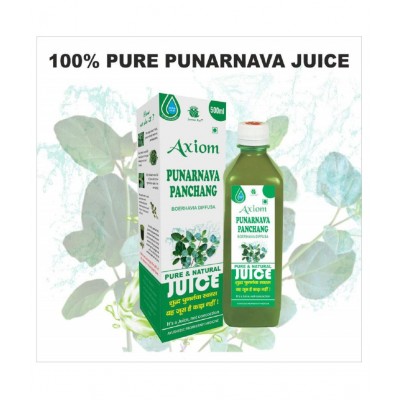 Jeevanras Punernava Juice 500 ml (Pack of 2)| 100% Natural WHO-GLP,GMP,ISO Certified Product