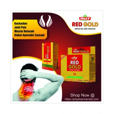 Jolly Pack of 1 Red Gold Ortho Capsule 1 gm Pack Of 1