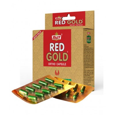 Jolly Pack of 5 Red Gold Ortho Capsule 5 gm Pack Of 5