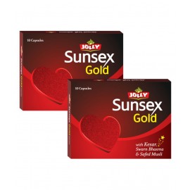 Jolly pack of 2 Sunsex Gold Capsule 2 gm Pack Of 2
