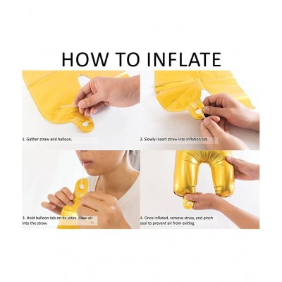 Joy Party Balloons Pink Heart Dot Happy Birthday Letter Foil with 40 Dark Pink & Light Pink Balloons(20 Each) + 1 Ribboon & 1 Straw Fort Happy Birthday Decoration Kit