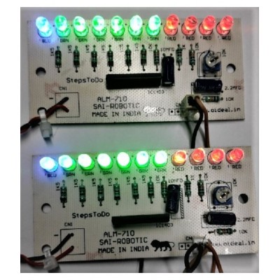 KA2284 / LB1403 / AN6884 / BA6124  Audio Level Indicator = 2 Pcs for Stereo Pro Audio level indicator module 10 L.E.D. Adjustable DC 5V-9V Electronic Components Electronic Hobby Kit Display Lights Electronic Hobby Kit