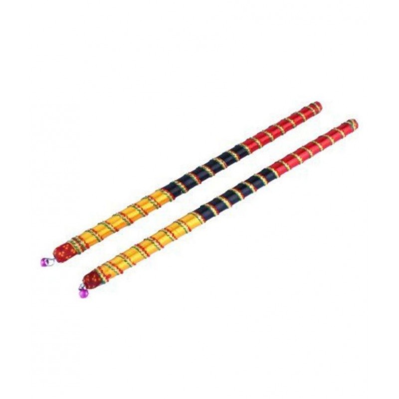 KAKU FANCY DRESSES Wood Dandiya Sticks - Pack of 1