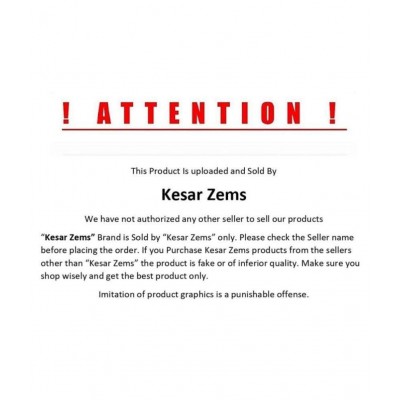 KESAR ZEMS Golden Line Stainless Steel Kada For Men & Women (Size:2.4 Inch)