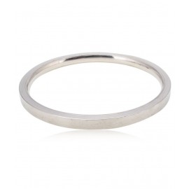 KESAR ZEMS White Stainless Steel Kada Bracelet for Men -B (Size:2.5 Inch) KESAR ZEMS White Stainless Steel Kada Bracelet for Men -B (Size:2.5 Inch)