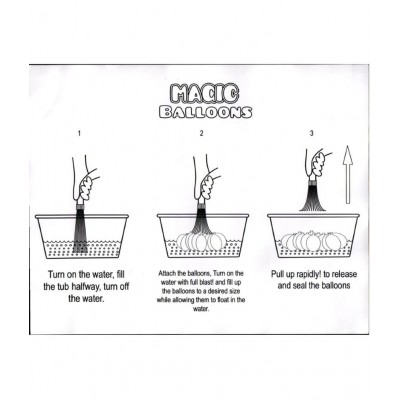 KIVYA Holi Ballons Rubber Water Balloons Holi Festival and Outdoor Water Sports Fun, Multicolor - Pack of 3 (111 Balloon)