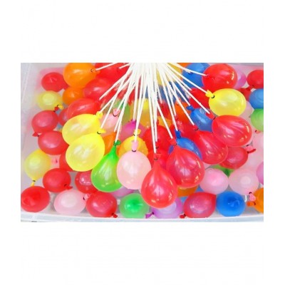 KIVYA Holi Ballons Rubber Water Balloons Holi Festival and Outdoor Water Sports Fun, Multicolor - Pack of 3 (111 Balloon)