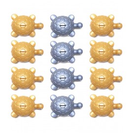 KIVYA Multicolour Plastic Piggy Bank - Pack of 12