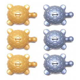 KIVYA Multicolour Plastic Piggy Bank - Pack of 6