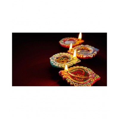 KIVYA Terracotta Table Diya - Pack of 12