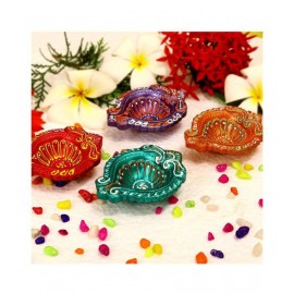 KIVYA Terracotta Table Diya - Pack of 12