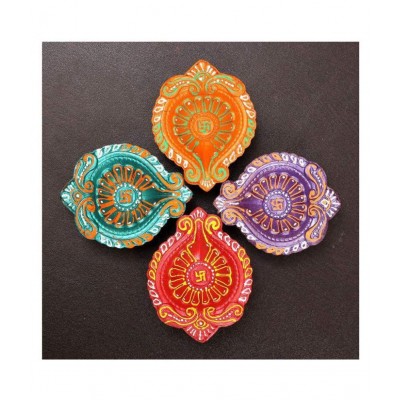 KIVYA Terracotta Table Diya - Pack of 12