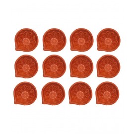 KIVYA Terracotta Table Diya - Pack of 12