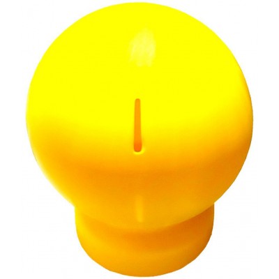 KIVYA Yellow Plastic Piggy Bank - Pack of 1