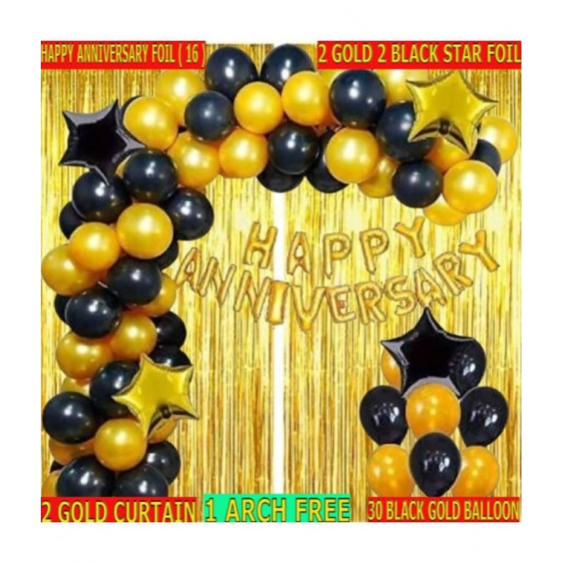 KR Solid Anniversary Decoration Kit Combo (Pack of 53)